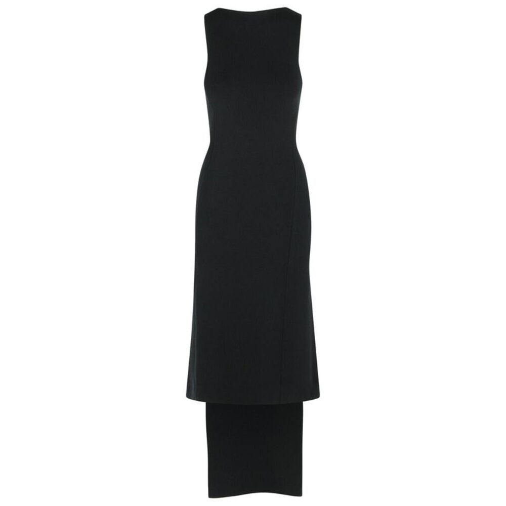Courreges 'Oblique' Dress In Black Viscose Blend Women - Picture 1 of 3